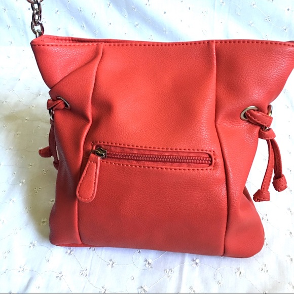 Nicole By Nicole Miller Red Crossbody Bag - Picture 4 of 6